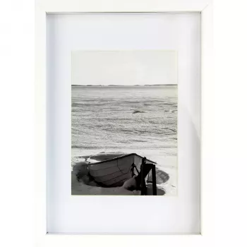 NIELSEN DESIGN Nielsen Aura Moldura de madeira branca 21x29,7 com passe-partout 1121001