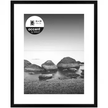 NIELSEN DESIGN Aura Moldura preta 24x30 cm madeira incl. passe-partout 1122000