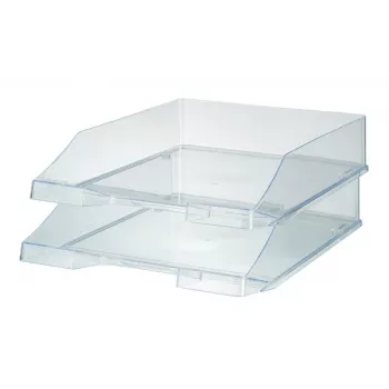 HAN Bandeja para correspondência C4 - plástico - transparente - 255 x 348 x 65 mm