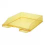 HAN Bandeja para correspondência amarelo-transparente A4