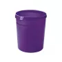 HAN GRIP 18L Caixote do lixo redondo, polipropileno, roxo, 312mm x 312mm