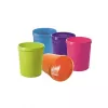 HAN GRIP 18L Caixote do lixo redondo, polipropileno, roxo, 312mm x 312mm