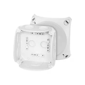 HENSEL DK 0400 G Caixa de derivação de cabos, cinzento (RAL 7035), sem terminais