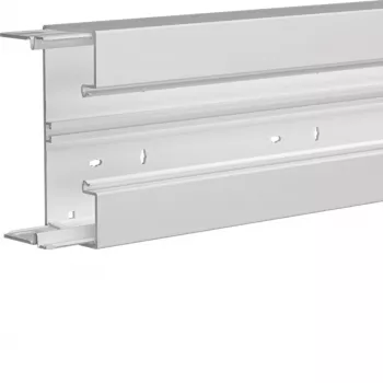 Hager BRH6517019016 parte inferior de canalete de peitoril fecho frontal de encaixe 65x170mm 2m branco puro