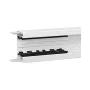 Hager BRN6513019016 perfil de calha de parapeito 65x130mm branco tráfego RAL 9016