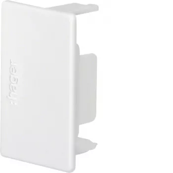 HAGER LF3004569016 tampa terminal branco tráfego 30x45mm