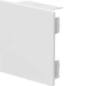 HAGER peça terminal LF6006069016 60x57mm branco tráfego (RAL 9016) para canalete Tehalit LF