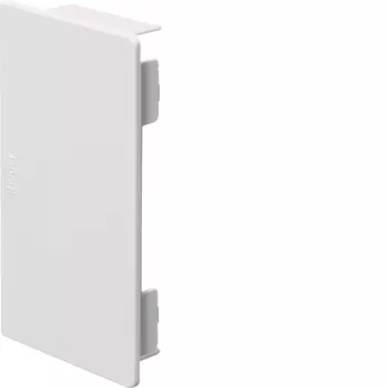 HAGER tampa terminal LF6011069016 60x110mm branco tráfego (RAL 9016) para canalete Tehalit LF