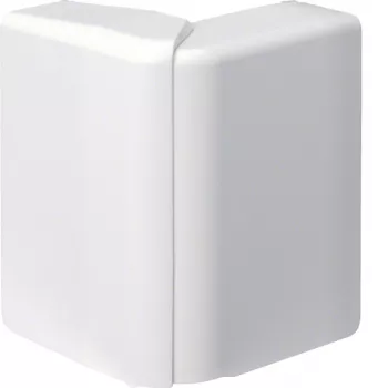 Hager canto exterior SL2008039016 20x80mm branco tráfego (RAL 9016) para canalete Tehalit SL