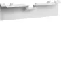 Hager placa de cobertura para suporte de aparelhos SL20080A9016 branco tráfego