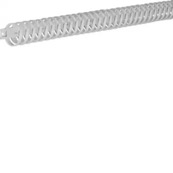 Hager L2232 Calha de cablagem flexível cinzento claro 30mm x 4,5mm x 500mm autoadesiva sem halogéneos