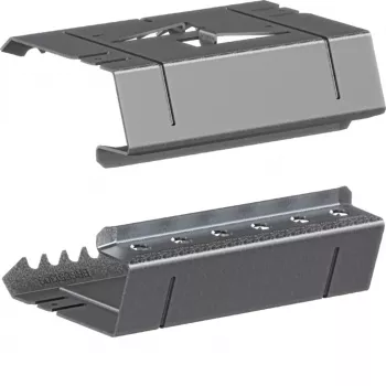Hager BRS651309 Par de acoplamento, elétrico/mecânico, chapa de aço 65x130 mm