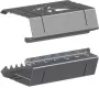 Hager BRS651309 Par de acoplamento, elétrico/mecânico, chapa de aço 65x130 mm
