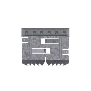 Hager BRS651309 Par de acoplamento, elétrico/mecânico, chapa de aço 65x130 mm