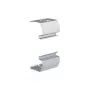 Hager BRS651709 Par de acoplamento para calha BRS 65x170, chapa de aço, branco