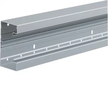 Hager BRA651301ELN Base de calha de peitoril, alumínio anodizado natural, 2000x130x65 mm
