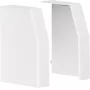 Hager Tampa terminal para calha de cabos RK 110, 110x60mm, branco puro (RAL 9010), par