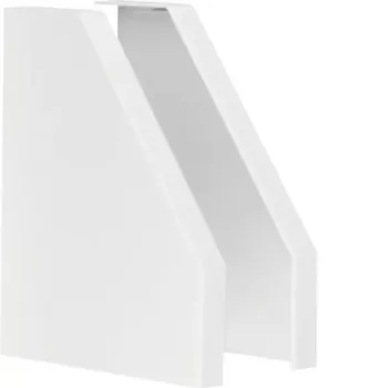 Tampa terminal Hager para RK 230 L 2320 branco puro par