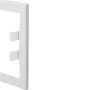 Tampa de ligação à parede Hager BR65130W9016 aço BR/A/S 68x130 OT80 mm branco tráfego 1