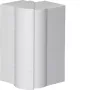 Canto exterior ajustável Hager BR651703H9016 para calha de cabos BR/A/S 68x170 mm branco RAL 9016