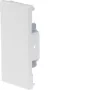 Peça terminal HAGER BRS6513069016 chapa de cobertura em aço 68x130 mm OT80 mm