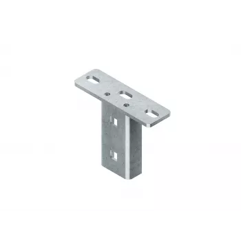 Niedax KU 4530 F Placa para cabeça de parafuso para perfil em U, aço galvanizado a quente, incl. acessórios