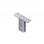 Niedax KU 4530 F Placa para cabeça de parafuso para perfil em U, aço galvanizado a quente, incl. acessórios