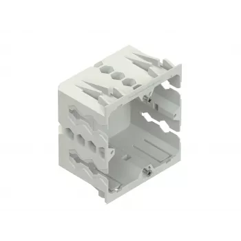 NIEDAX GDM 50-1 caixa de instalação de aparelhos de 1 posição branco puro RAL 9010 poliamida 50mm