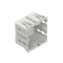 NIEDAX GDM 50-1 caixa de instalação de aparelhos de 1 posição branco puro RAL 9010 poliamida 50mm