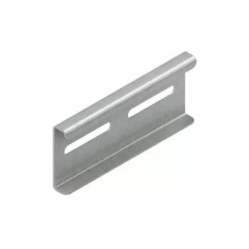 Niedax KSV 60 S conector reto 60 mm aço galvanizado em banda