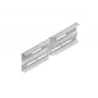 Niedax WSWV 105.390 conector angular para calhas de cabos, aço galvanizado a quente, 105 mm de altura lateral, 390 mm de comprimento de braço