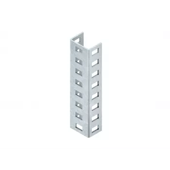 Niedax VB6040 ligador longitudinal 60 mm aço galvanizado por imersão a quente