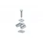Niedax SPKGM 25 F garra de fixação, aço galvanizado por imersão a quente, M8, 25 mm de aperto