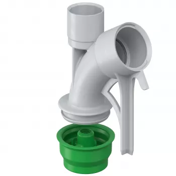 Kaiser Elektro Curva de tubo para parede e teto 1202-34 para tubo DIN EN 25 mm