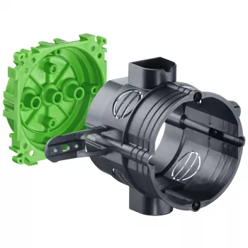 KAISER ELEKTRO Conjunto de caixas isoladas 1155-03 - conjunto de 25 caixas de aparelhagem para encastrar, redondas, 60 mm, isentas de halogéneos