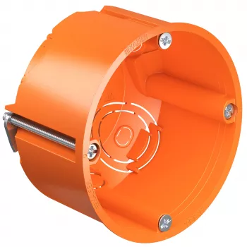 Caixa de encastrar para parede oca Kaiser Elektro 9063-02 68 x 49 mm laranja