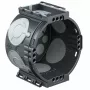 Kaiser Elektro ECON UP1 caixa de aparelhagem de embutir, estanque ao ar, 4x3 cúpulas roscadas, diâmetro 60mm, profundidade 46mm, plástico sem halogéneos, IP20