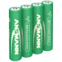 ANSMANN 4 pilhas recarregáveis Tipo 1050 Micro AAA 1,2 V NiMH (1321-0025)
