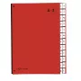 PAGNA organizador de secretária 24 compartimentos - A4 - cartão - vermelho - vertical - 340 mm - 35 mm
