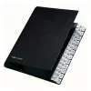 PAGNA Classic organizador de secretária 44 compartimentos - A4 - preto - vertical - 265 x 55 x 340 mm