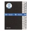 PAGNA Classic organizador de secretária 44 compartimentos - A4 - preto - vertical - 265 x 55 x 340 mm