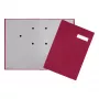 PAGNA Signature Folder 20 compartimentos - A4 - cartão - vermelho - branco - vertical - 240 mm - 25 mm