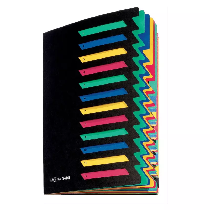 PAGNA pasta de arquivo A4 preto lombada 10 mm cartão fivela metálica 24141-04