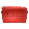 PAGNA 44105-01 dossier convencional - A4 - cartão - vermelho - 3 abas - 245