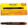 ONLINE 17174/12 cartuchos de tinta para caneta de tinta permanente laranja pack de 5