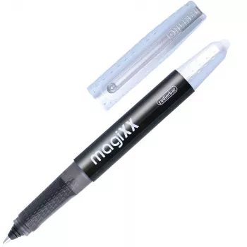 ONLINE MagiXX caneta roller preto/prateado 0,7 mm tinta azul, 1 unid.