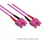 Good Connections cabo de patch de fibra ótica duplex OM4 (multimodo 50/125) SC/ST - 7,5 m