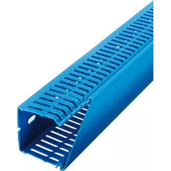 LICATEC calha para cabos L40xA80 7531-1 azul de segurança