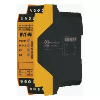 EATON ESR5-NO-21-24VDC relé de segurança paragem de emergência 24V DC 2NO+1NC calha DIN