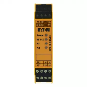 EATON ESR5-NO-21-24VDC relé de segurança paragem de emergência 24V DC 2NO+1NC calha DIN